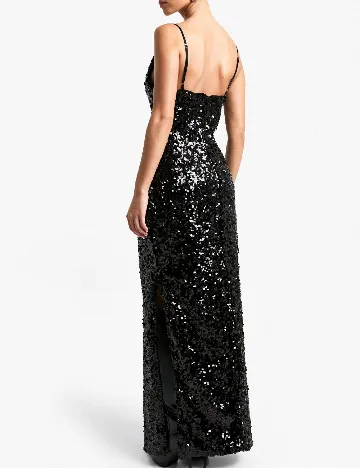 Rochie lunga Boohoo, negru