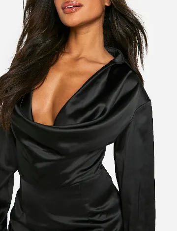 Rochie scurta Boohoo, negru