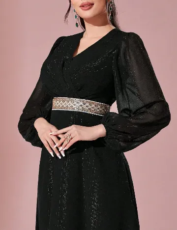 Rochie lunga SHEIN, negru Negru