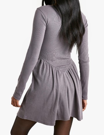 Rochie scurta Boohoo, mov