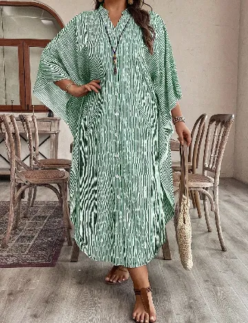 Rochie lunga SHEIN CURVE, verde