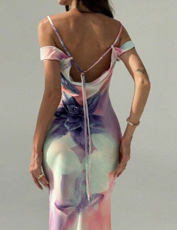 Rochie lunga SHEIN, mix culori