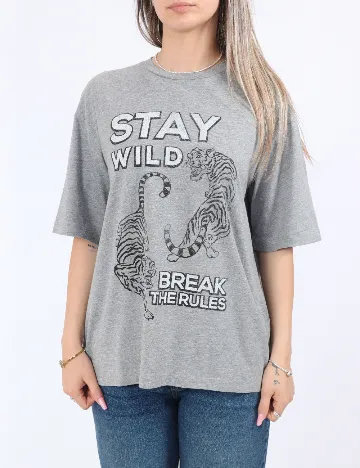 Tricou Noisy May, gri