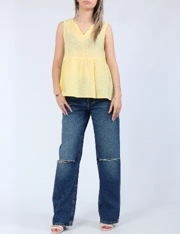 Maiou Vero Moda, galben Galben