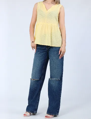 Maiou Vero Moda, galben Galben