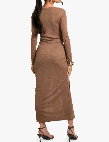 Rochie lunga Boohoo, maro Maro