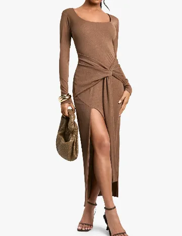 Rochie lunga Boohoo, maro Maro