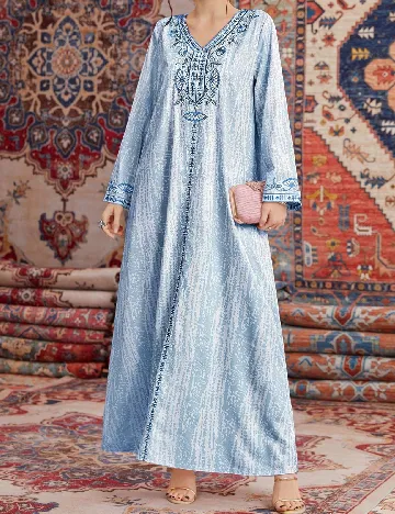 Rochie lunga SHEIN, albastru Albastru