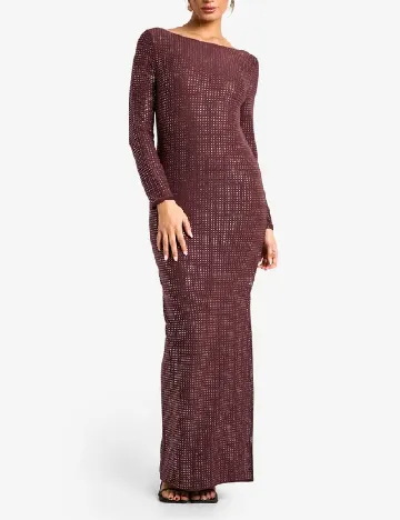 Rochie lunga Boohoo, visiniu