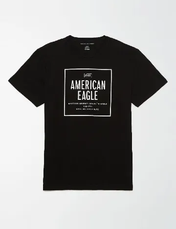 Tricou American Eagle, negru