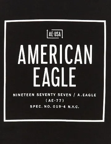 Tricou American Eagle, negru