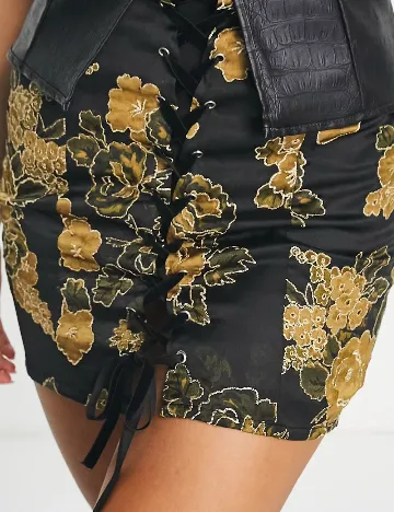 Fusta Reclaimed Vintage, negru