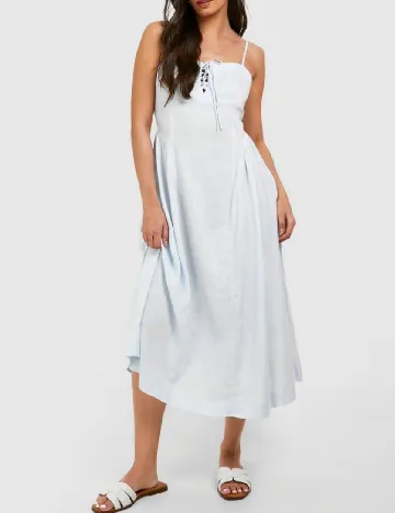 Rochie medie Boohoo, bleu