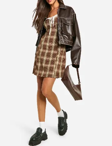 Rochie scurta Boohoo, mix culori