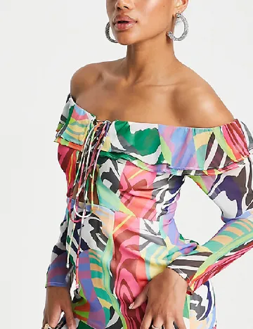 Rochie scurta AsYou, mix culori