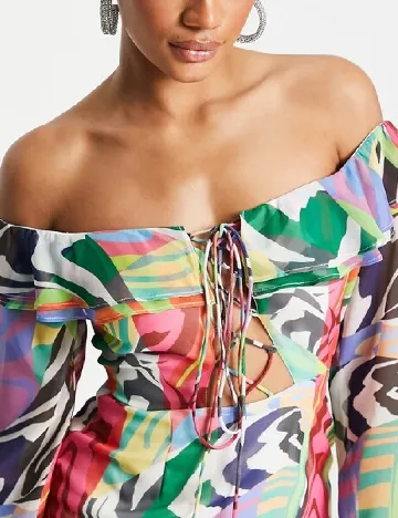 Rochie scurta AsYou, mix culori