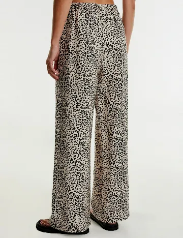 Pantaloni Edited, animal print