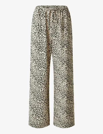 Pantaloni Edited, animal print