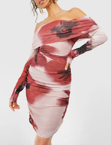 Rochie scurta Boohoo, floral