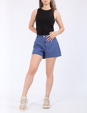 Pantaloni scurti Jacqueline de Yong, albastru