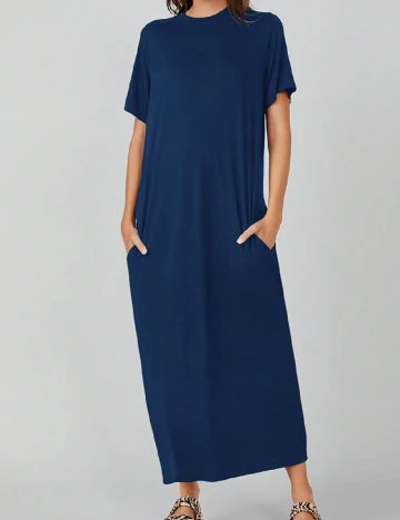 Rochie lunga SHEIN, albastru Albastru