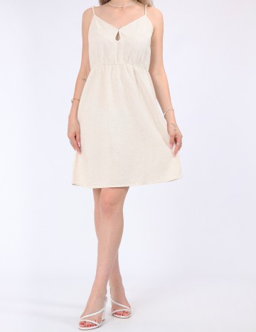 Rochie scurta Vero Moda, bej