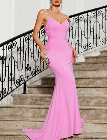 Rochie lunga SHEIN, roz