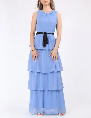 Rochie lunga Vero Moda, albastru