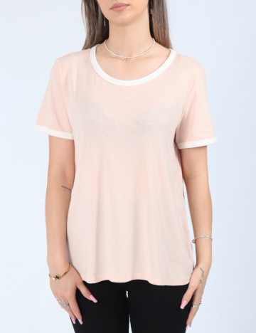 Tricou American Eagle, roz pal