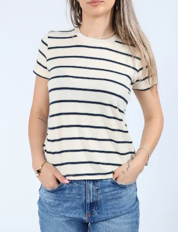 Tricou American Eagle, crem Crem