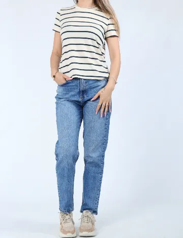 Tricou American Eagle, crem Crem