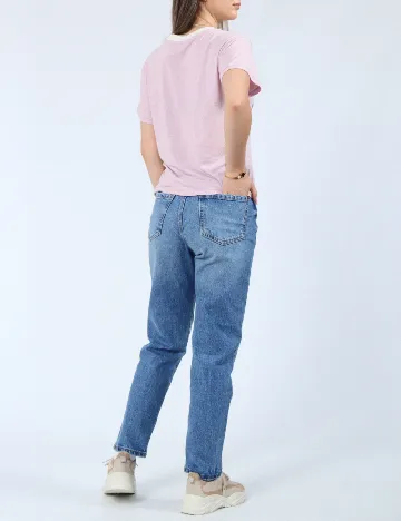 Tricou American Eagle, roz Roz