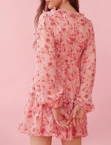 Rochie scurta SHEIN, roz