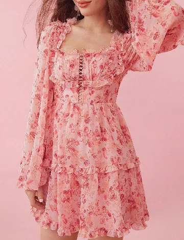 Rochie scurta SHEIN, roz