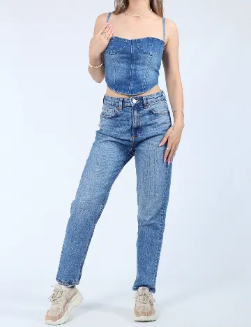 Top PRETTYLITTLETHING, albastru Albastru