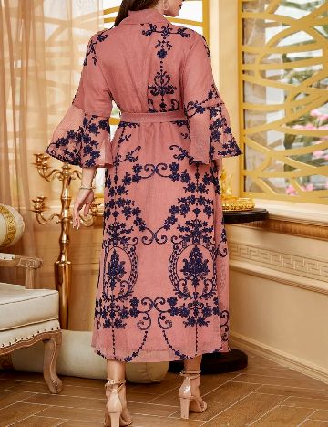 Rochie medie SHEIN, roz pudra
