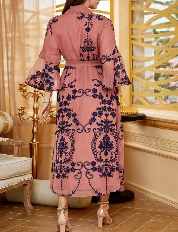 Rochie medie SHEIN, roz pudra