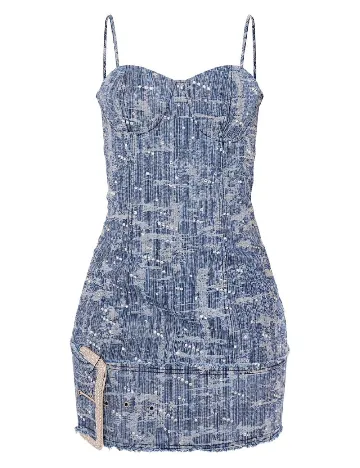 Rochie scurta PRETTYLITTLETHING, albastru