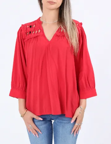 Bluza Vero Moda, rosu