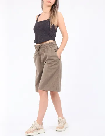 Pantaloni scurti Noisy May, maro Maro
