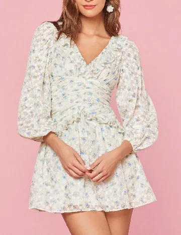 Rochie scurta SHEIN, alb