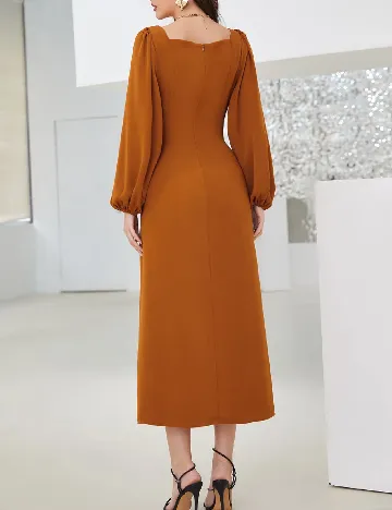 Rochie medie SHEIN, maro