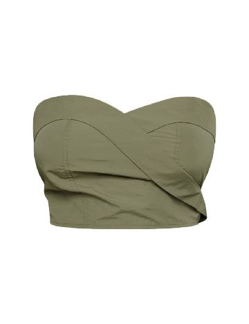 Top PRETTYLITTLETHING, verde