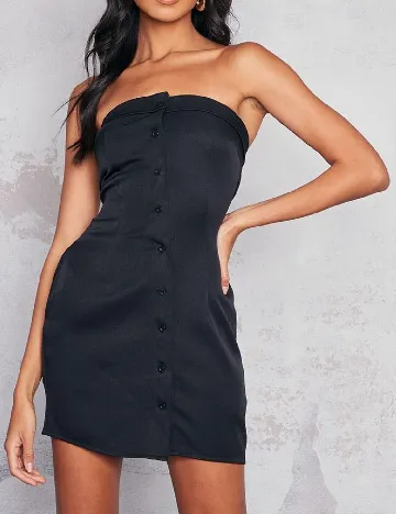 Rochie scurta PRETTYLITTLETHING, negru Albastru