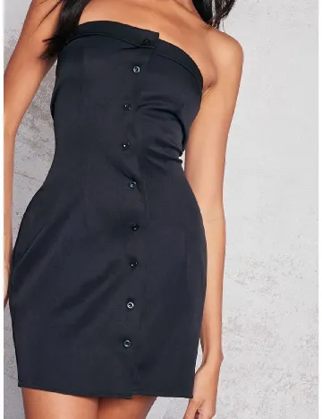 Rochie scurta PRETTYLITTLETHING, negru Albastru