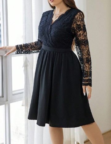 Rochie scurta SHEIN CURVE, negru