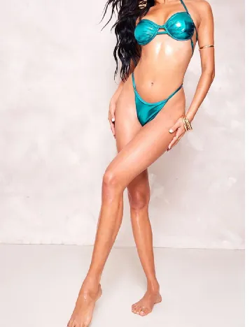 Chilot de baie PRETTYLITTLETHING, turcoaz