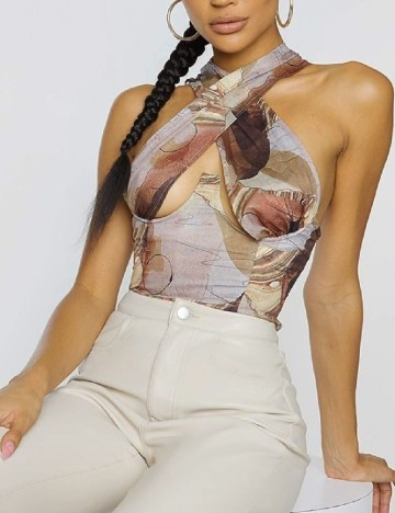 Top PRETTYLITTLETHING, mix culori