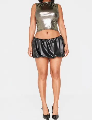 Fusta PRETTYLITTLETHING, negru