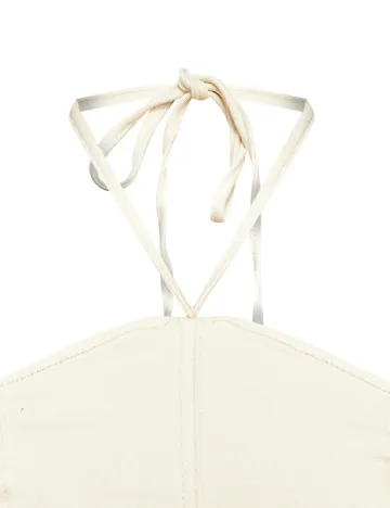 Top PRETTYLITTLETHING, crem